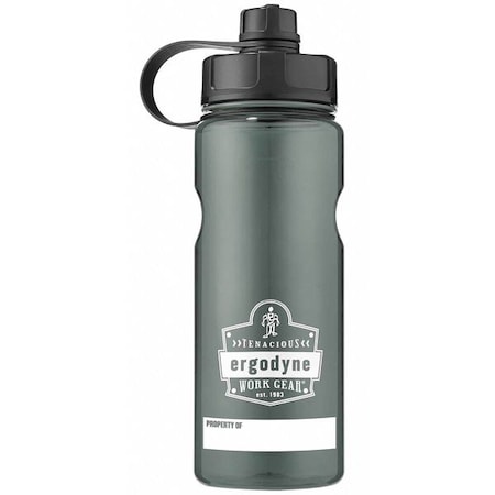 Water Bottle, 34 oz, Gray, BPA Free MPN:5151