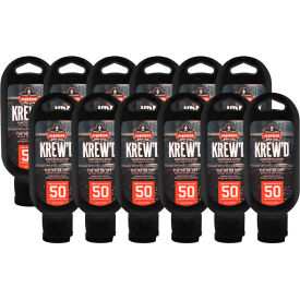 Ergodyne® 6352 KREW'D® SPF 50 Sunscreen Lotion 1.5oz 12-Pack 16632