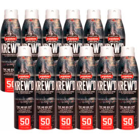 Ergodyne® 6353 KREW'D® SPF 50 Sunscreen Spray 5.5oz 12-Pack 16639