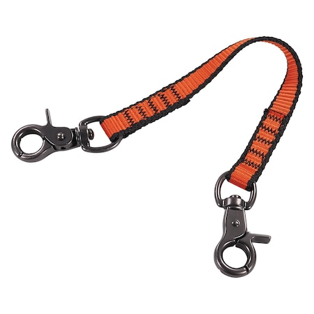 S Orange Web Lanyard Dual Trigger Hooks, 3PK MPN:3153S