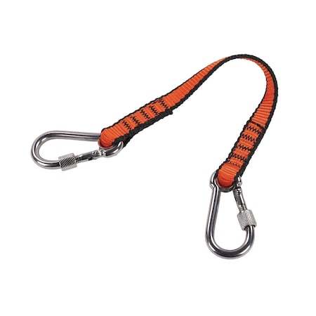 S Orange Web Lanyard with Dual Screwgate Carabiners, 3PK MPN:3154S