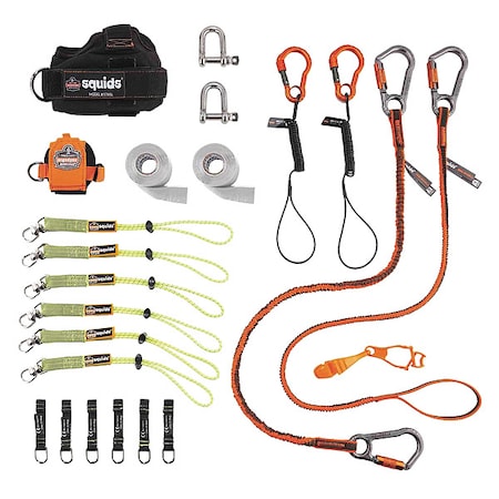 Tool Tethering Kit, Black/Green/Orange MPN:3186