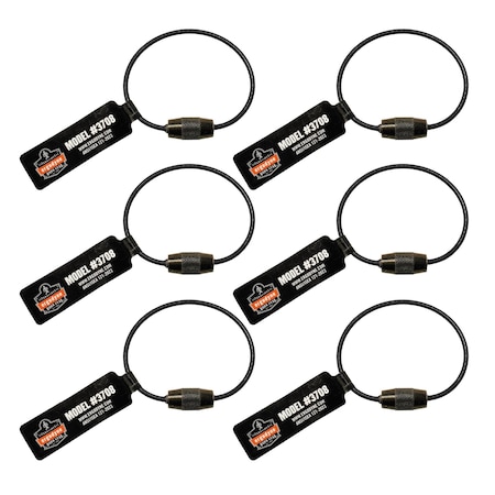 Wire Tool Tail, Screw Gate, 3lbs, Black, 6PK MPN:3708