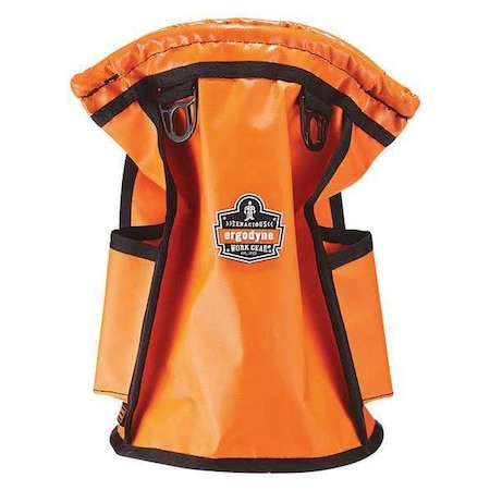 Topped Parts Pouch, Tarpaulin, Orange, Waterproof Tarpaulin MPN:5538