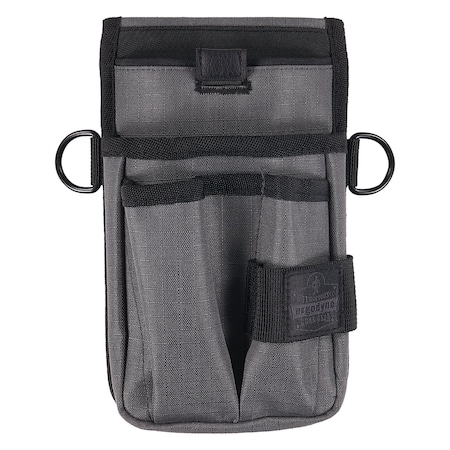 Belt, Gray Tool Pouch with Device Holster Belt Loop, Gray, Polyester MPN:5568