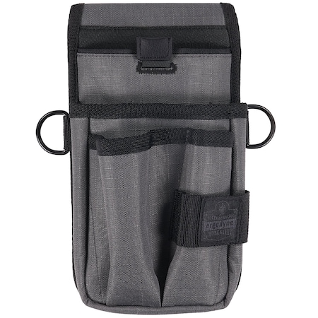 Belt, Gray Tool Pouch Device Holster Belt Clip, Gray, Polyester MPN:5569