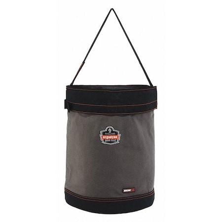 Bucket Bag, Gray, Canvas, 0 Pockets MPN:5935T