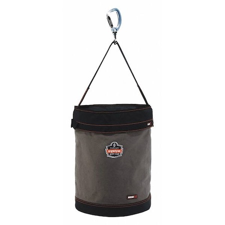 Bucket Bag, Gray, Canvas, 0 Pockets MPN:5945T
