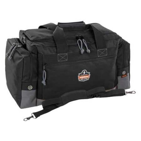 Duffel Bag, Black, Polyester, 4 Pockets MPN:GB5116
