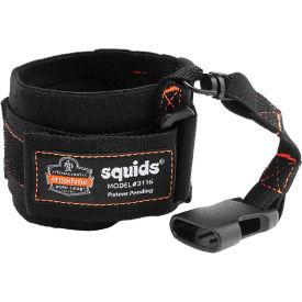 Ergodyne® 19057 Squids® 3116 Pull-On Wrist Lanyard with Buckle 3lbs Max Black Elastic 19057 - Pkg Qty 6