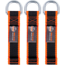 Ergodyne® Squids® 3706 Web Tool Tether with D-Ring Tool Tail 5 lb. Cap. Black Pack of 3 19710 - Pkg Qty 3
