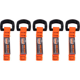 Ergodyne® Squids 3707 Web Tool Tether with Non Conductive D-Ring 2 lb. Cap. Orange Pack of 6 19711 - Pkg Qty 6