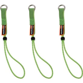 Ergodyne Squids® 3713-BULK Elastic Loop Tool Tails Swivel Standard Lime 10lbs 60 Pack 19765-BULK