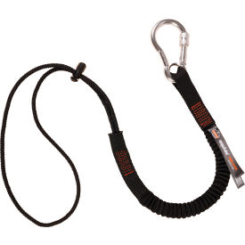 Ergodyne Squids 3105 Tool Lanyard Carabiner & Cinch Loop 15lbs Standard Black 19005