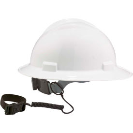 Ergodyne® Squids® 3157 Coil Hard Hat Lanyard with Buckle Black 18