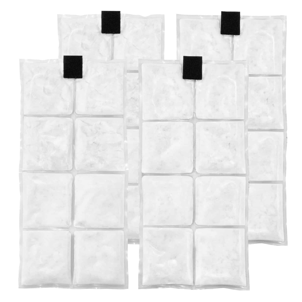 Ergodyne Chill-Its Phase Change Cooling Vest, Cooling Packs Only, Clear, Set Of 4 Packs, 6250 MPN:12120