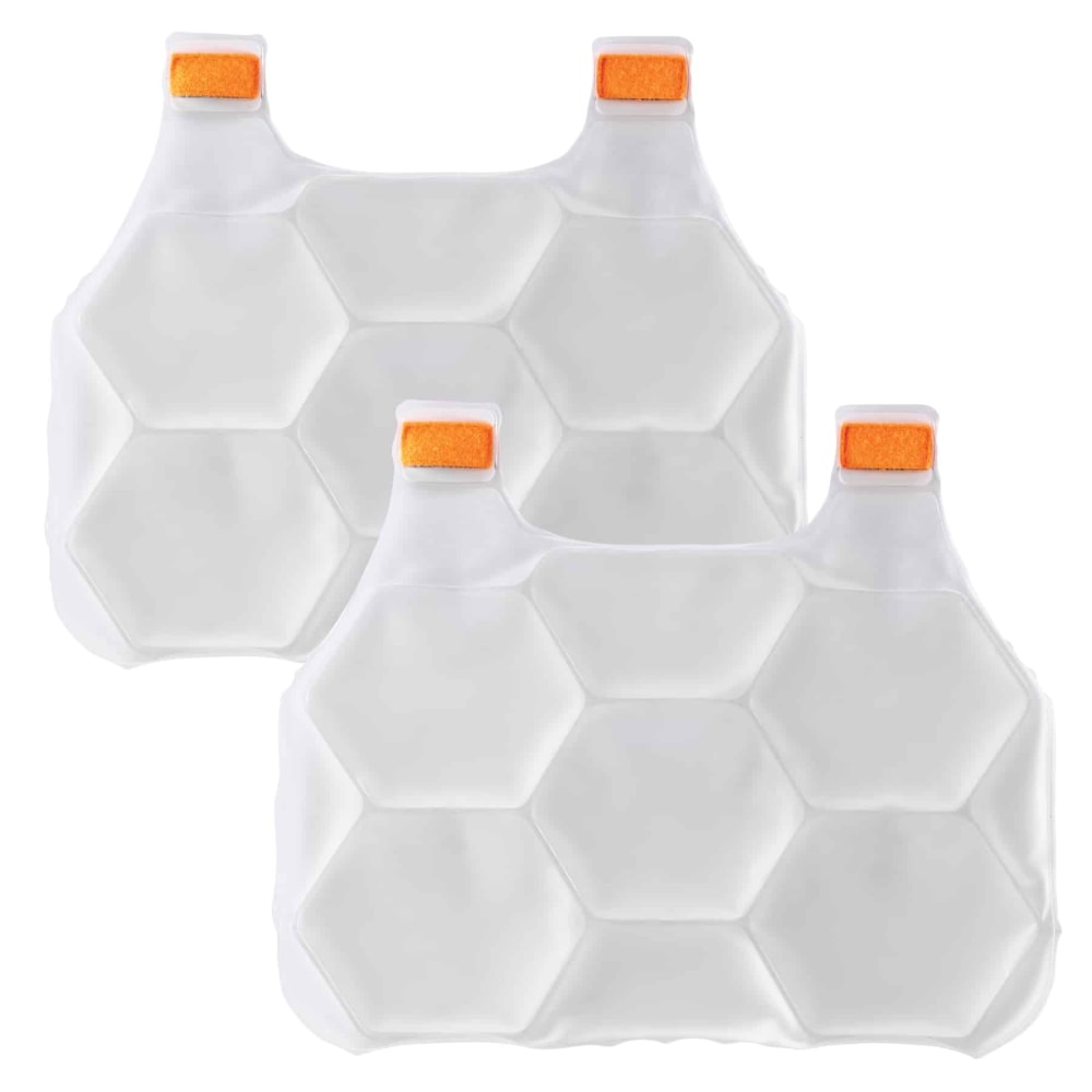Ergodyne Chill-Its Phase Change Cooling Vest, Charge Packs Only, Large/X-Large, Clear, 6220 MPN:12202