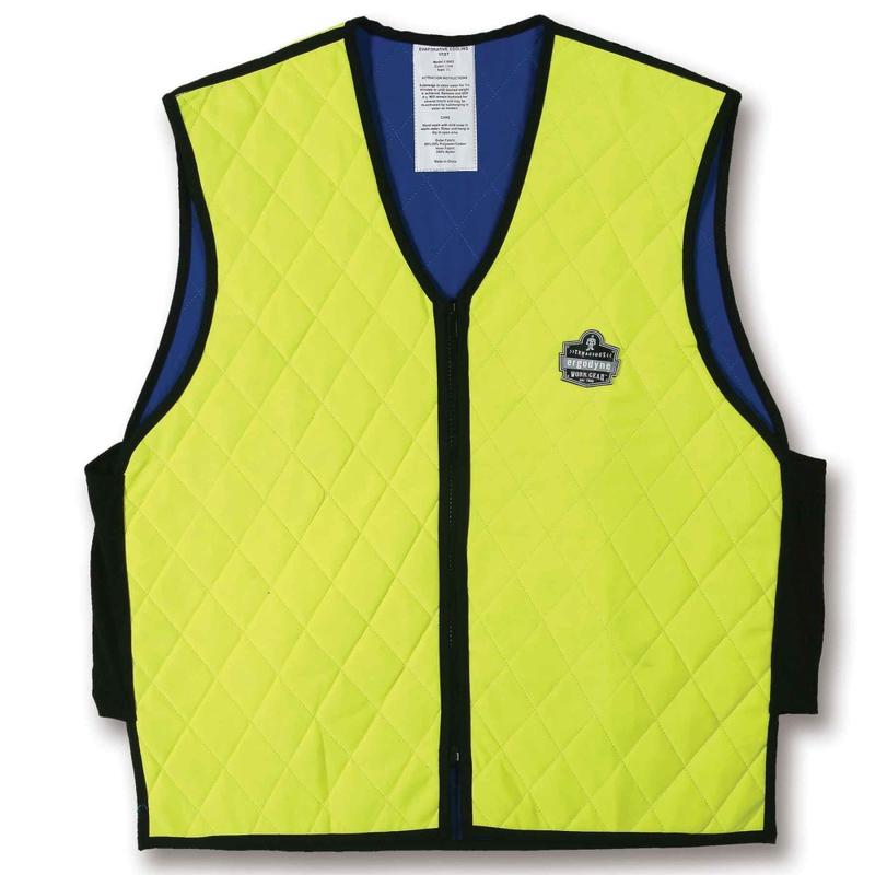 Ergodyne Chill-Its Evaporative Cooling Vest, 3X, Lime, 6665 MPN:12537