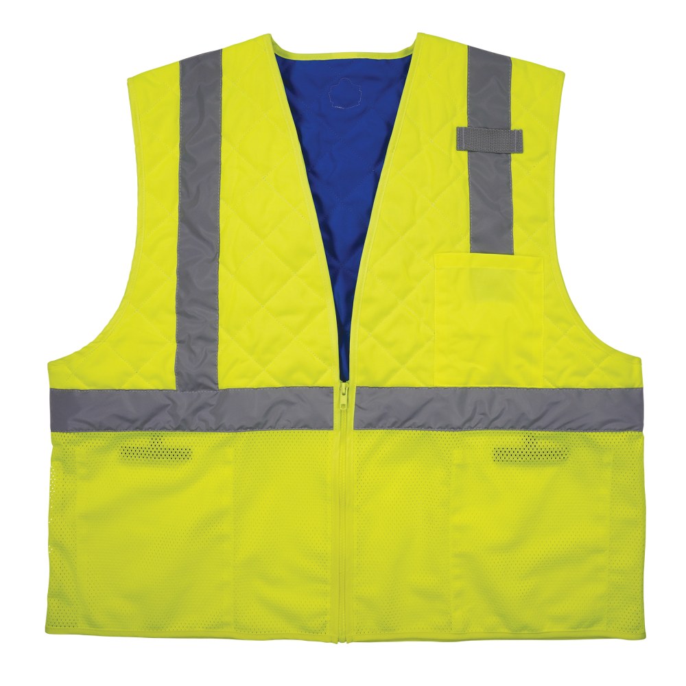 Ergodyne Chill-Its 6668 Hi-Vis Safety Cooling Vest, Medium, Lime MPN:12713