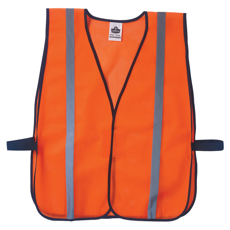 GloWear 8020HL Orange Non-Certified Standard Vest MPN:20030