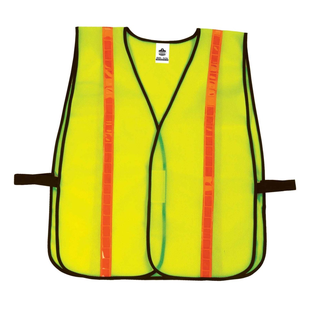 Ergodyne GloWear Safety Vest, Hi-Gloss Non-Certified, Lime, 8040HL MPN:20080