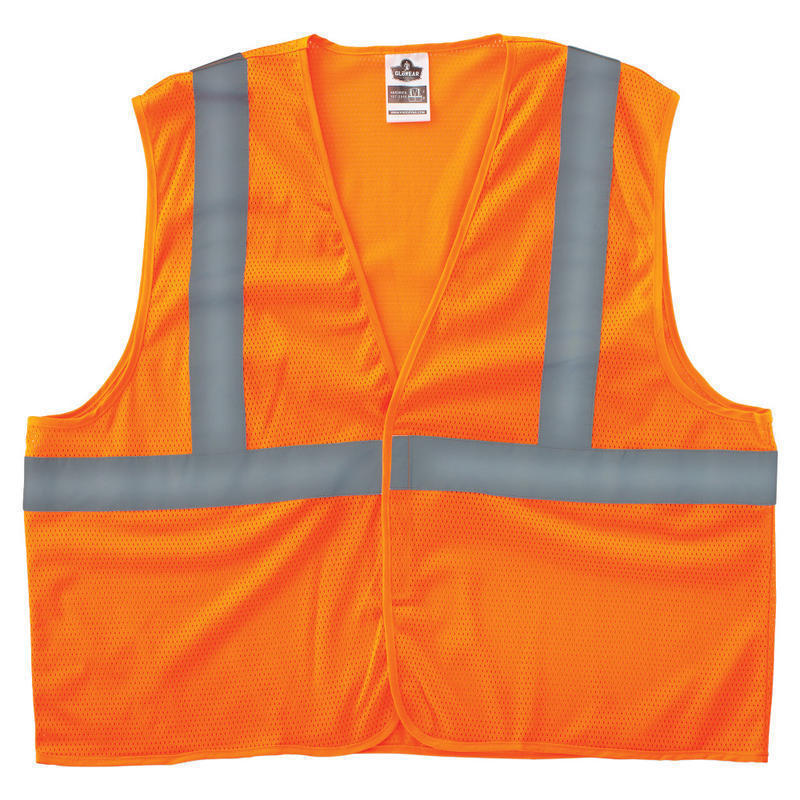 GloWear 8205HL L/XL Orange Type R Class 2 Super Econo Mesh Vest MPN:20965