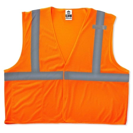 Economy Vest Class Ii Mesh H&L Orange Size S/M MPN:21013