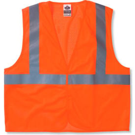 Economy Vest Class Ii Mesh H&L Orange Size 4XL/5 MPN:21019