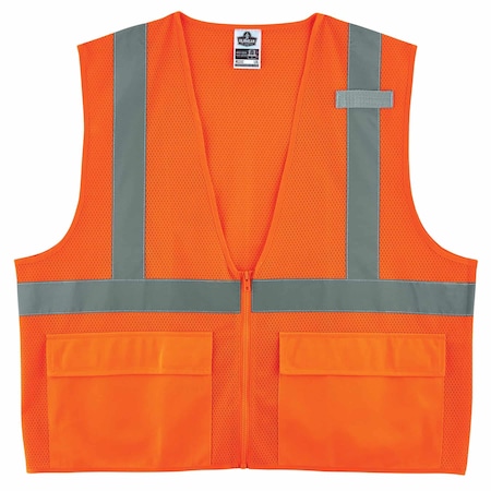 Model 8220Z Standard Vest Class Ii Mesh Orange MPN:21113