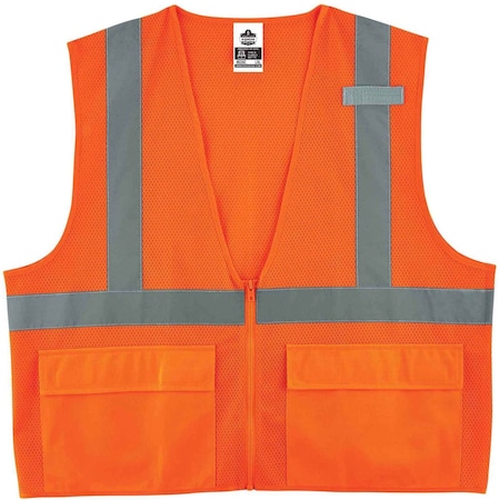 Model 8220Z Standard Vest Class Ii Mesh Orange S MPN:21119
