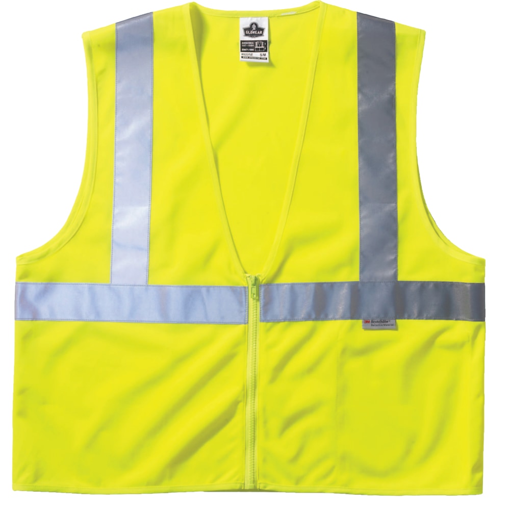 Lime Std Vest Mesh Zip MPN:21127