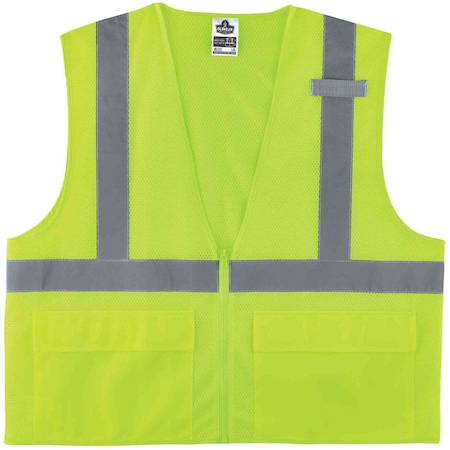 Model 8220Z Standard Vest Class 2 Mesh Lime MPN:21129