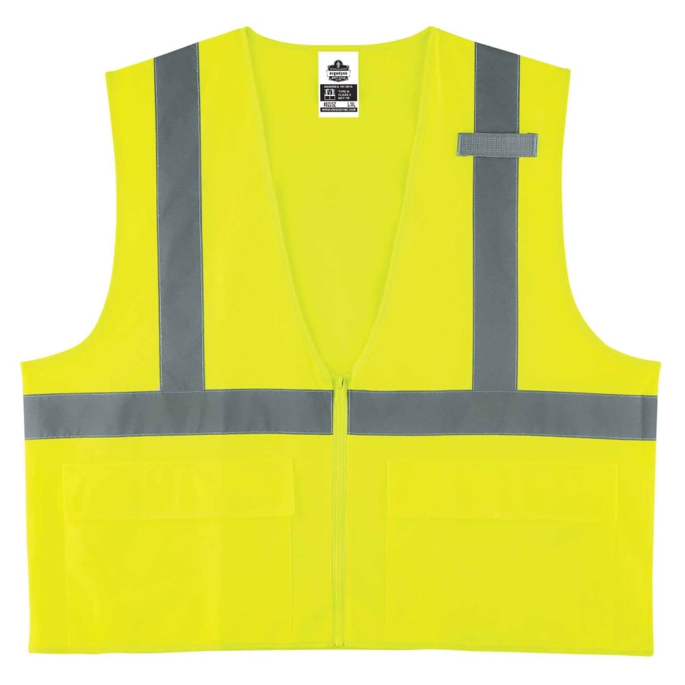 Ergodyne GloWear Safety Vest, Standard Solid, Type-R Class 2, Small/Medium, Lime, 8225Z MPN:21163
