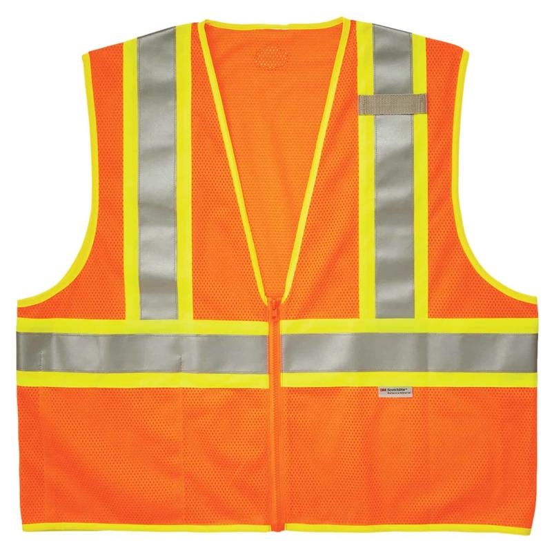 Ergodyne GloWear Safety Vest, 2-Tone 8230Z, Type R Class 2, 4X/5X, Orange MPN:21319