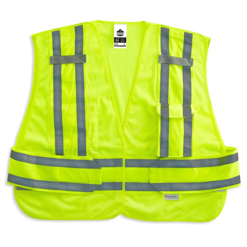 Ergodyne GloWear Safety Vest, Expandable, Type-P Class 2, 3X, Lime, 8244PSV MPN:21367