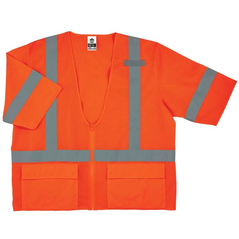 Ergodyne GloWear Safety Vest, Standard, Type-R Class 3, Large/X-Large, Orange, 8320Z MPN:22115