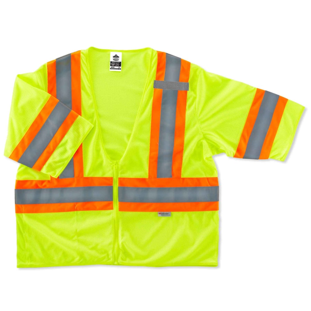 Ergodyne GloWear Safety Vest, 2-Tone, Type-R Class 3, XX-Large/3X, Lime, 8330Z MPN:22187