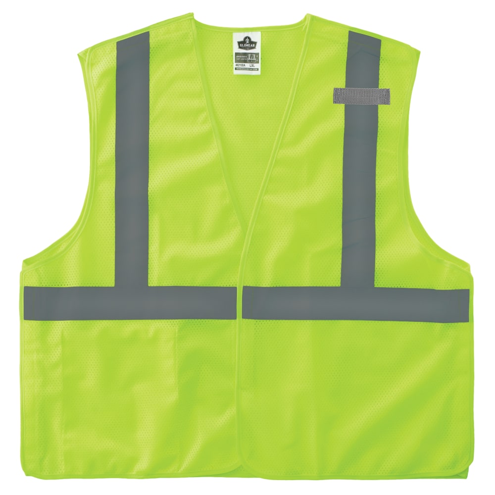 Ergodyne GloWear Breakaway Mesh Hi-Vis Type-R Class 2 Safety Vest, 3X, Lime MPN:24547