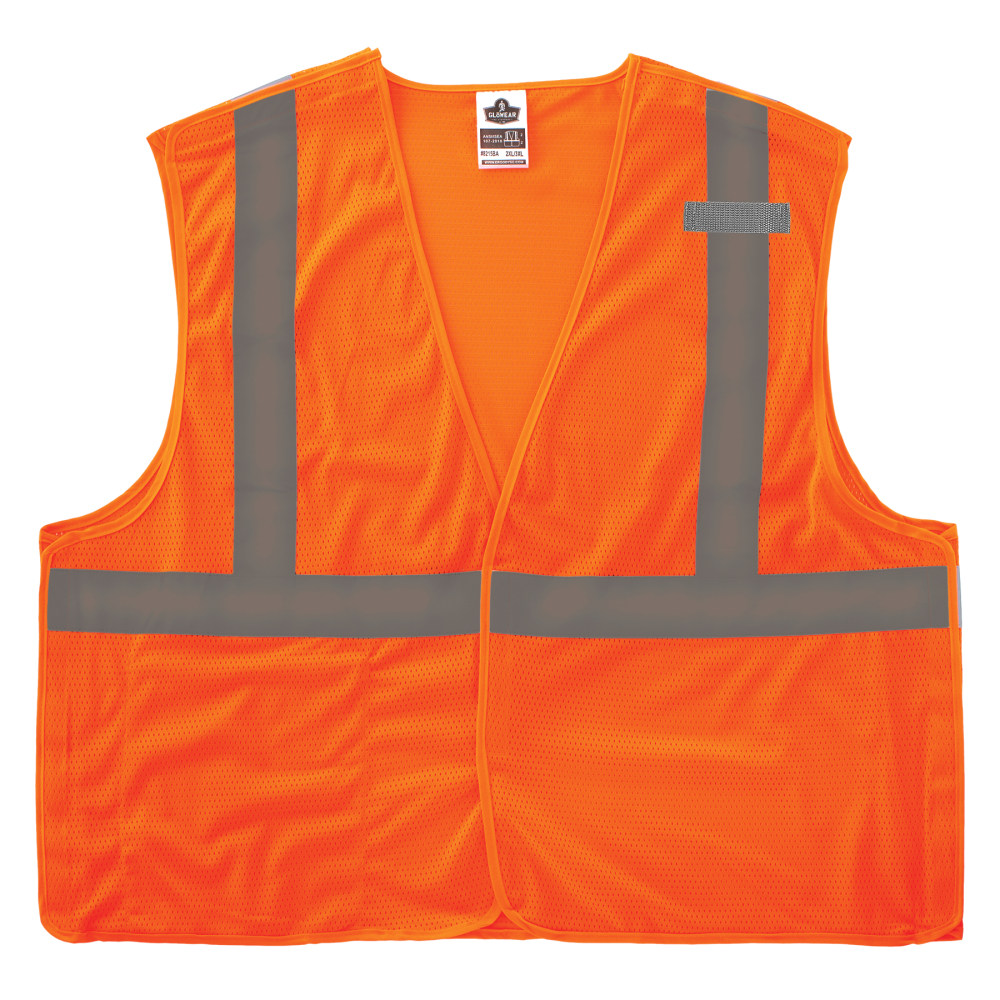 Ergodyne GloWear Breakaway Mesh Hi-Vis Type-R Class 2 Safety Vest, Medium, Orange MPN:24553