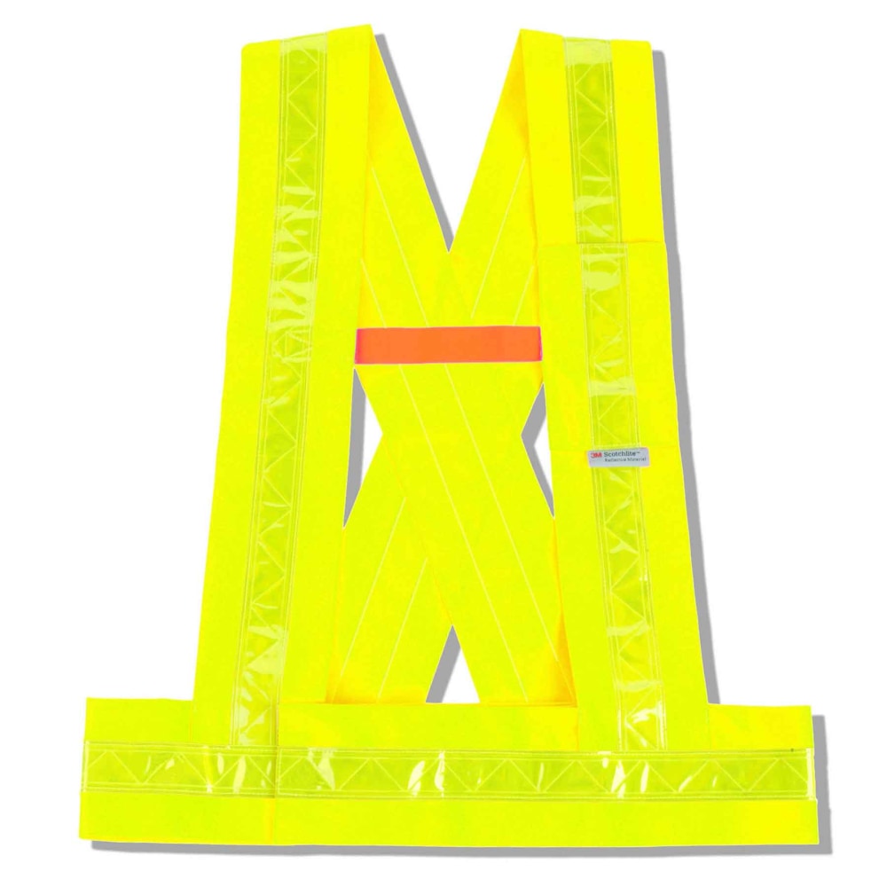 Ergodyne GloWear Safety Vest, Breakaway Sash, Type-O Class 1, 3X, Lime, 8140BA MPN:27016