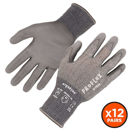 7044 Xl Gray Ansi A4 Pucoated Cr Gloves MPN:10485