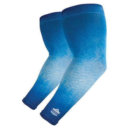6695 M/L Blue Sun Protection Arm Sleeves Pair MPN:12195