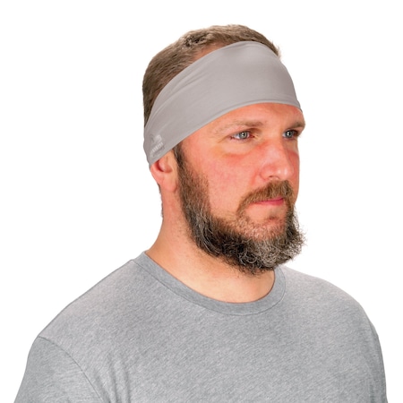 6634 Gray Cooling Headband - Performance Knit MPN:12709