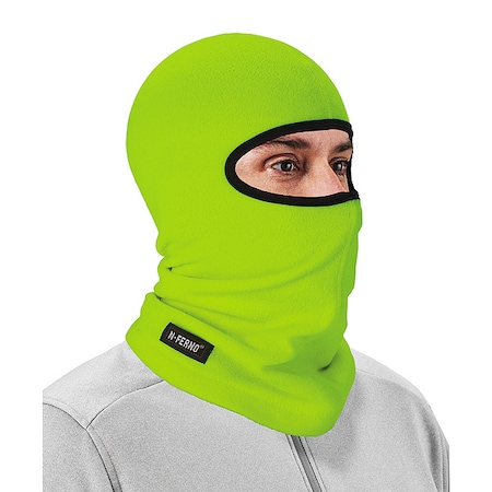 6821 Lime Balaclava Facemask - Fleece MPN:16829