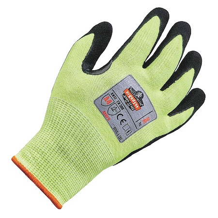 7041 Xl Lime Hi-Vis Nitrile-Coat Lvl 4 Cut Glove MPN:17815