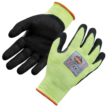 7041-Case L Lime Nitrile-Coat Lvl 4 Cut Gloves MPN:17824
