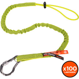 3100 100-Pack Standard Lime Lanyard - Carabiner MPN:19205
