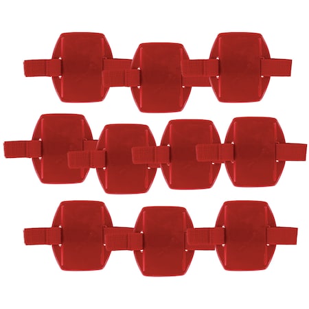 3386 10-Pack Red Arm Band Id Badge Holder MPN:19969