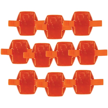 3386 10-Pack Orange Armband Id Badge Holder MPN:19972