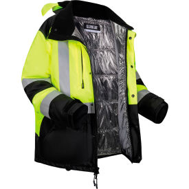 8390 S Lime Hi-Vis Jacket - Heat Reflective Line MPN:25722